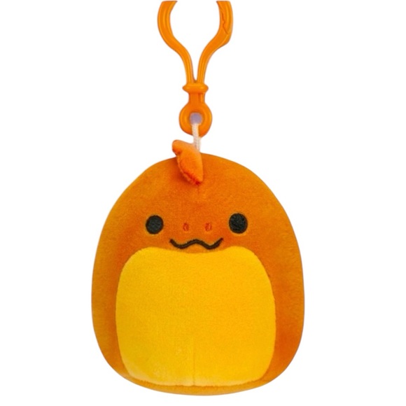 Squishmallows Onel the‎ Orange Eel Plush Clip soft cuddly.                C2 - Picture 1 of 7